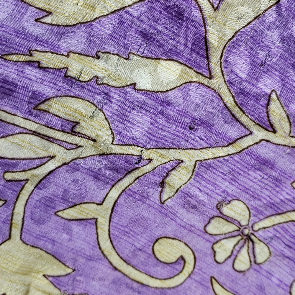 Darn Good Yarn Sari Silk Wrap Skirt Tea Goddess - Picture 15 of 16